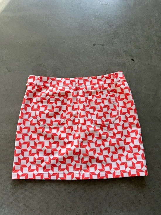 Benjefe / Golf Skort Pleated Geometric - Picture 6 of 10